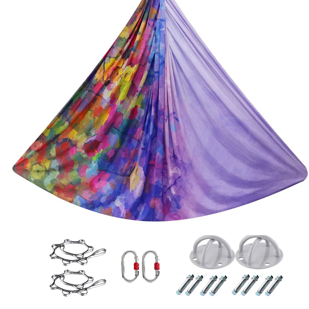 2024 New Design Anti-Gravity Air Aerial Silk Fabric Yoga Hammock Swing for  Home, Antigravity Yoga, Inversion Exercises