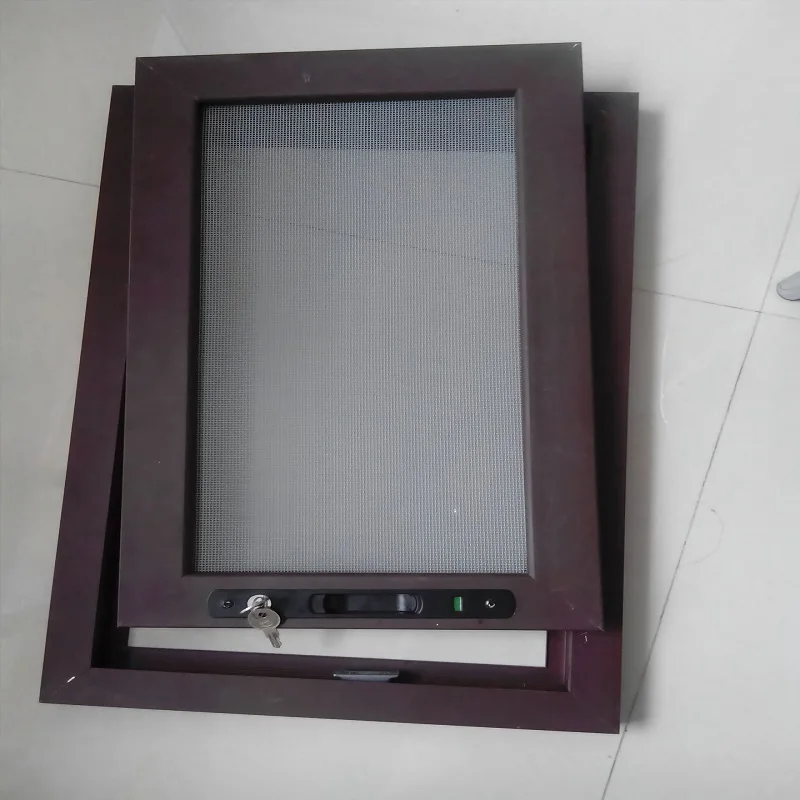 Black Coated Anti Theft SS304 316 Security Stainless Steel Wire Mesh Window Door Fly Screen