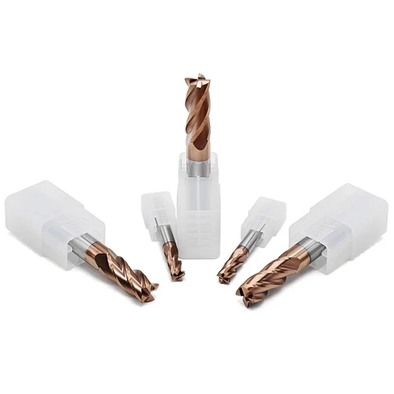 Germany machine HRC45 HRC55 HRC63 fresa metal duro cnc milling cutter solid carbide drills tools