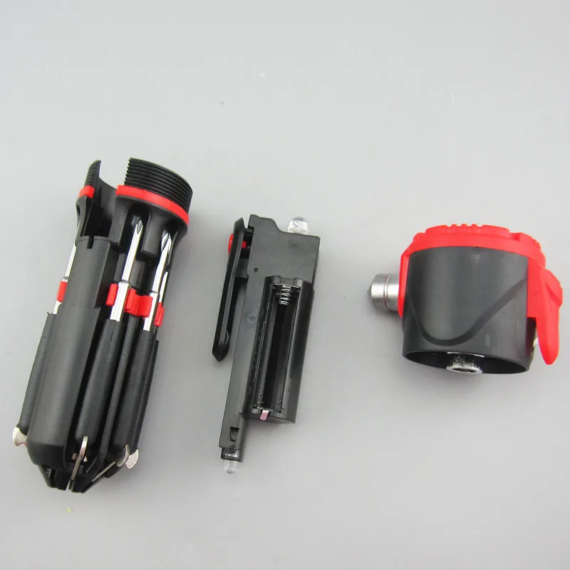 multi vehicle emergency tool with screwdriver set  emergency  hammer crusher torch  safety belt cutter for car insurance  gift