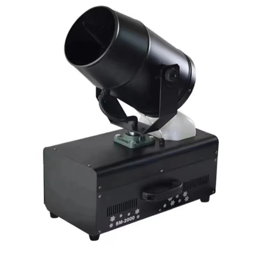 Wholesale Pseudo Snow Machine Dmx 2000w Artificial Snow Powerful Fan Blower Projects Snowflake Blower