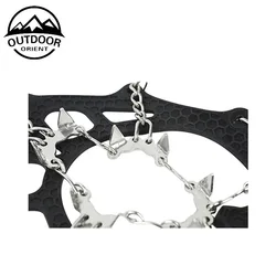 hot selling 12 Teeth Anti Slip Snow hiking crampons Climbing Ice Grips Ice Crampons Spikes Boots Shoes Safe