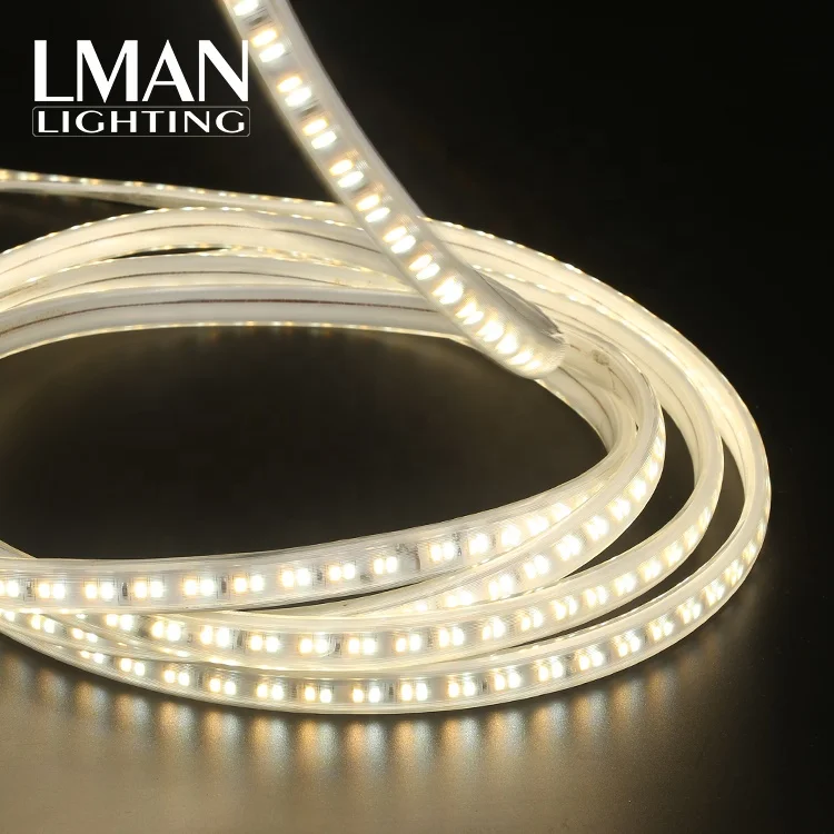 OEM ODM Factory горячая Распродажа двухцветная наружная Водонепроницаемая IP65 SMD 5050 110V 220V светодиодная лента