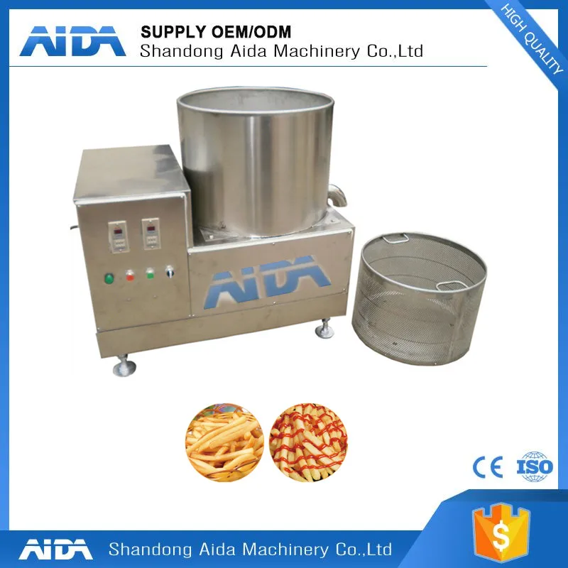 Automatic Industrial Frozen French Fries Production Line Potato Chips Machine