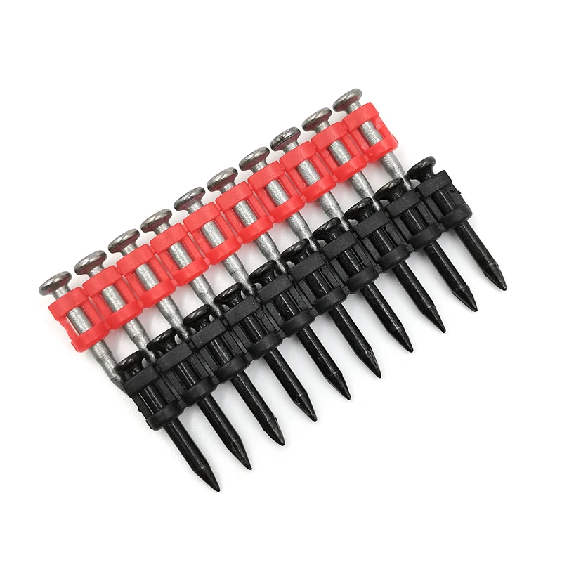 Factory Supply Collated Gas Drive Pins Drywall Red Strip Concrete Nails