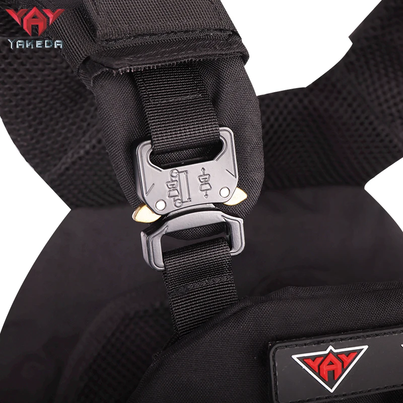 YAKEDA Safety Duty Vest Outdoor JPC Training Uniform Quick Release Vest Molle Chaleco Tactico Black Tactical Vest