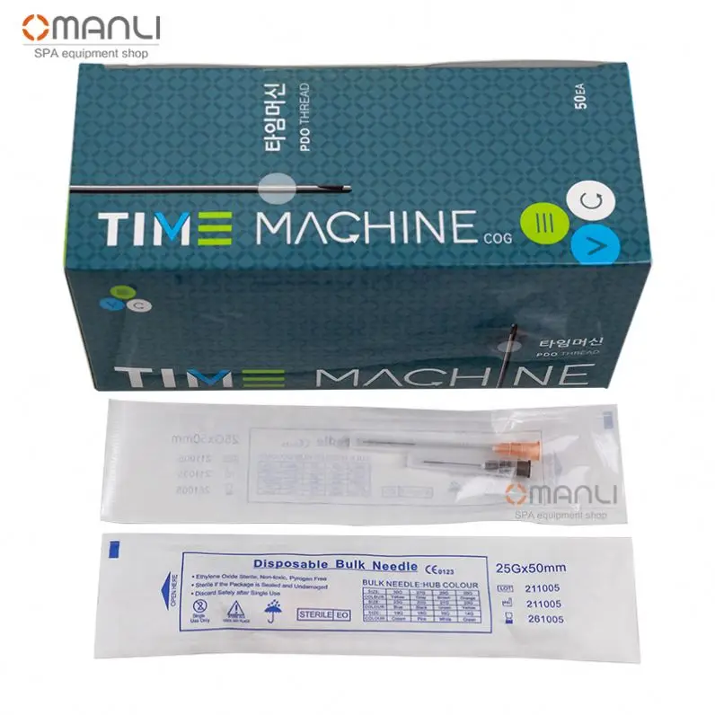 Fine Micro Cannula Micro Filler Cannula Needle For PDO Thread 25G 38Mm 25G Cannula 50Mm