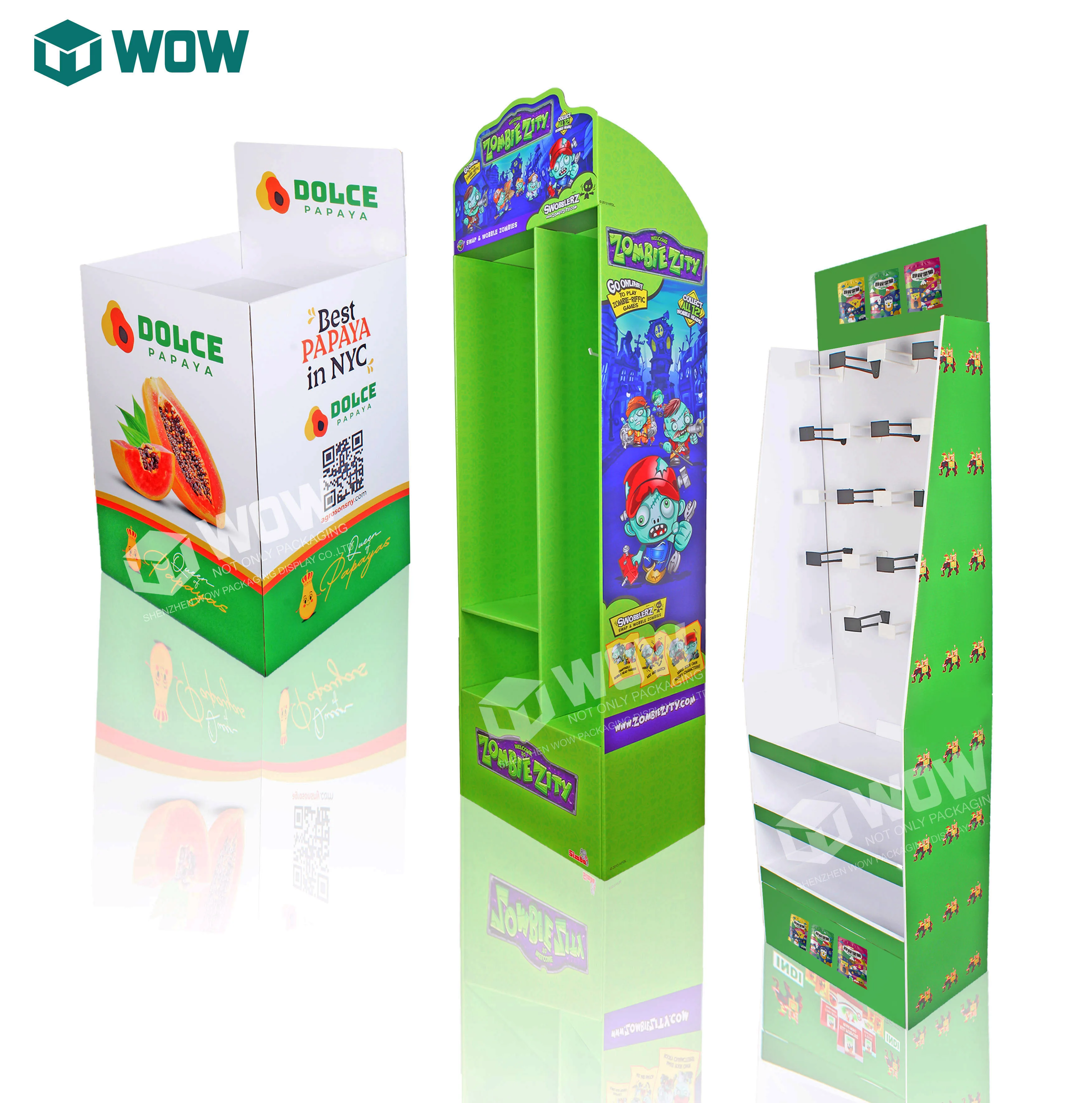 High Quality Corrugated Cardboard Display Stand Retail Product Display Stand Potato Chip Chocolate Snack Display Stand