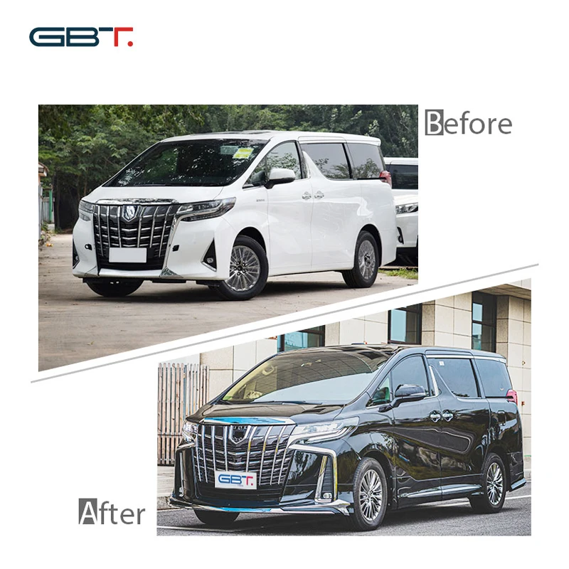 GBT Plastic for Alphard 30 series/Alphard 2019 facelift conversion accessories bodykit upgrade to modellista