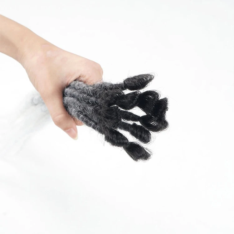 Афро кудрявые дреды для наращивания мягкие локоны волосы мужчин женщин детей на всю голову ручной работы однотонные струйные черные