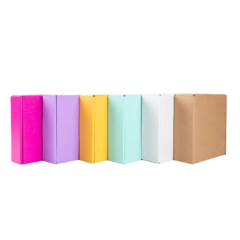 Custom Kraft Corrugated Cardboard Mailer Paper Boxes with Foil Specifications Logo Pattern Packaging Gift Box