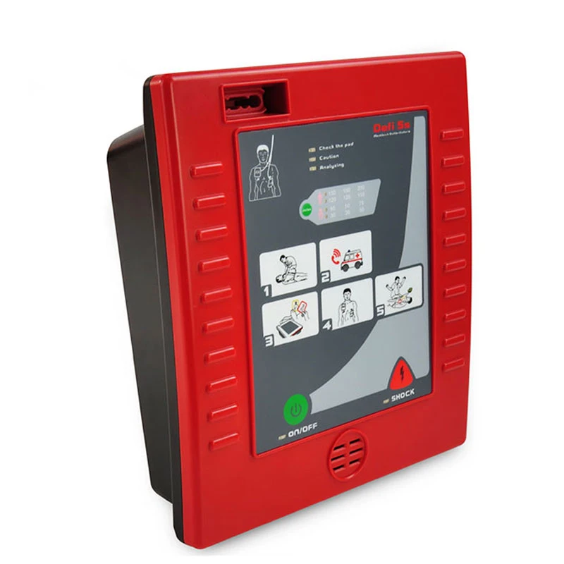 Профессиональное производство, Бифазный Автоматизированный внешний дефибриллятор, Портативный AED с футляром для переноски