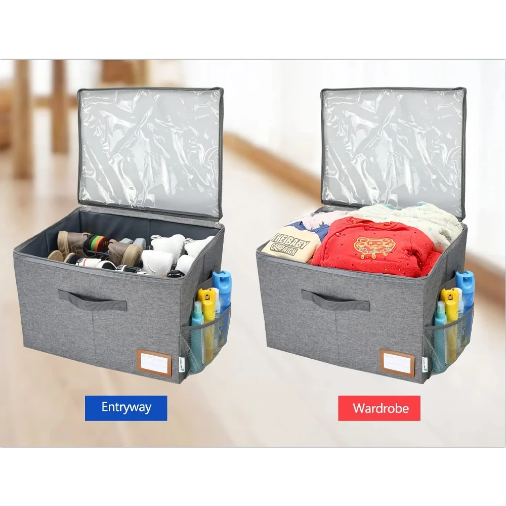Wholesale Price Popular Closet Organizer for Shoes and Boots with transparent lid
