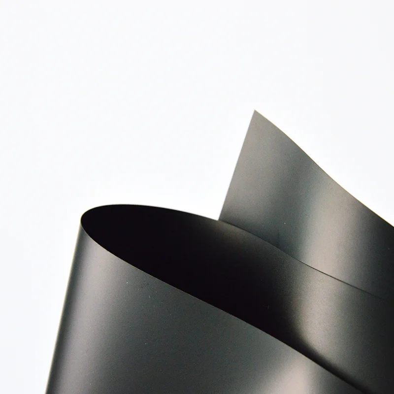 0.45-1.45 mm  PVC vacuum forming roll rigid black pvc film in roll  for cooling tower