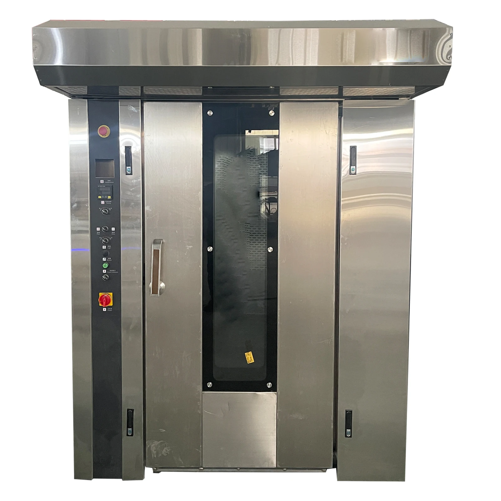 Rotary gas oven for bakery Automatic temperature control rotary 32 tray With hot air circulation