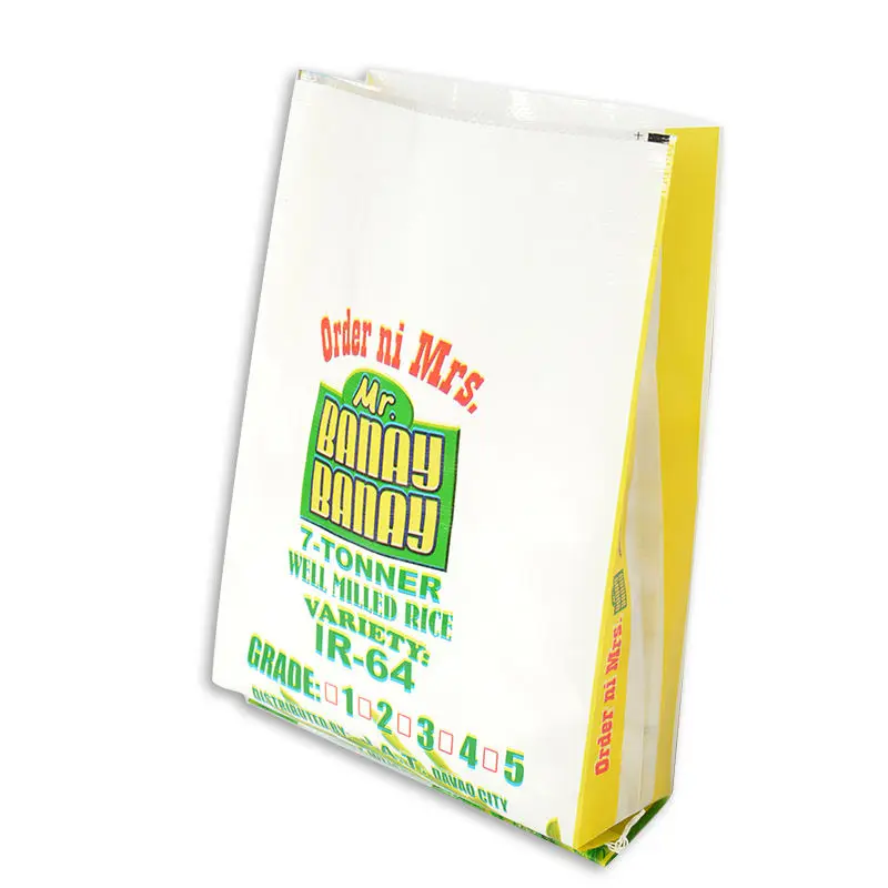 10kg 25Kg 50Kg 100Kg Size Plastic Empty Thailand Polypropylene pp woven bags of basmati rice for Sale