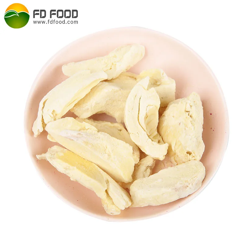 LUJIA Factory Produced freeze dry durian wholesale hot sale freeze-dried durian 100% natural cheap freeze dried durian