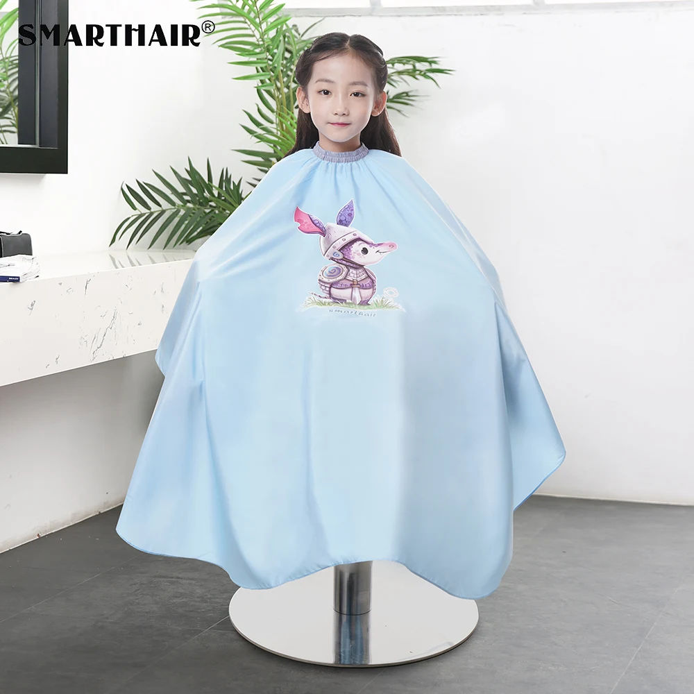 children plastic water prufe cape hairdressing silver hairdresser capes kids beauty salon styling cape