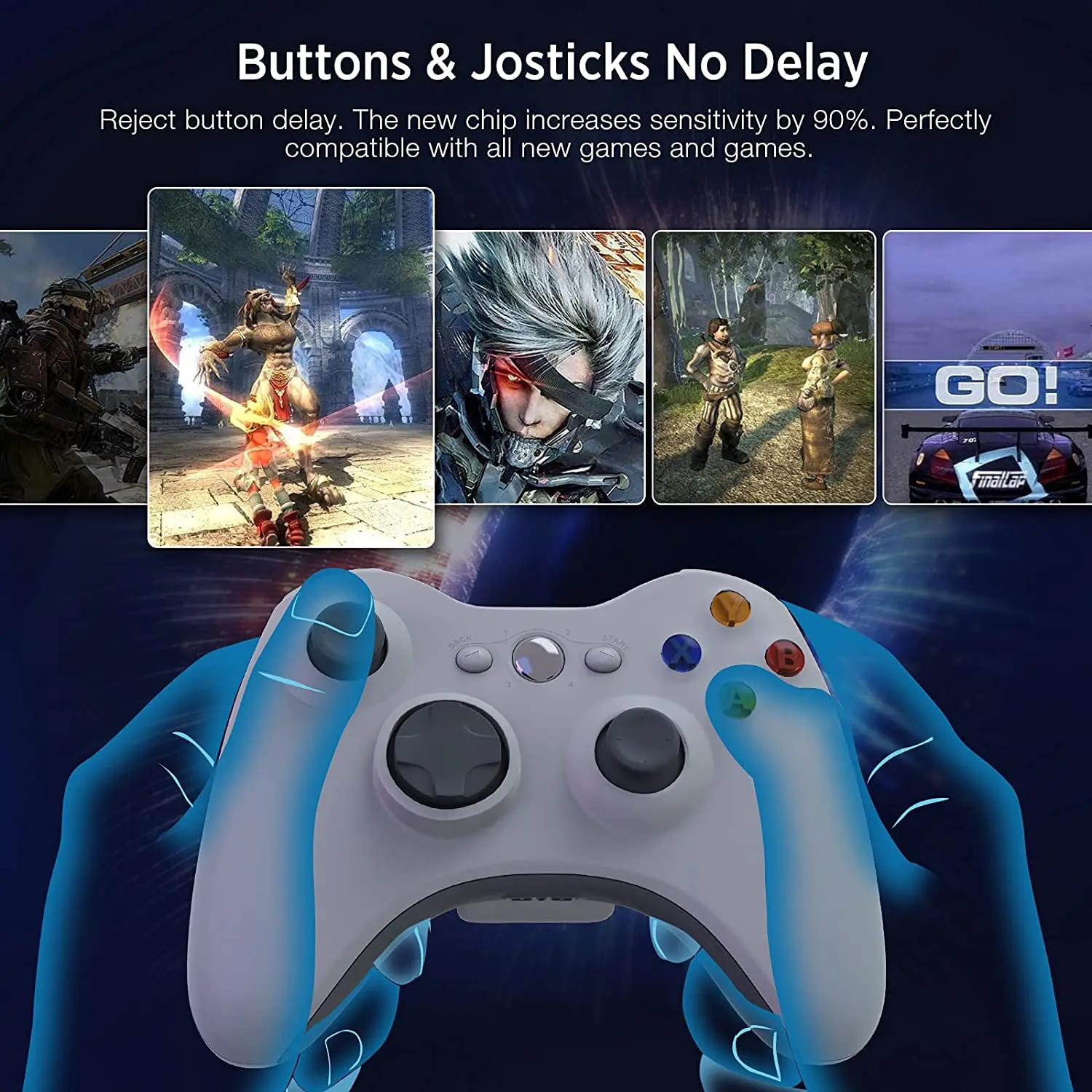 Беспроводной контроллер для Xbox 360 2 4 ГГц геймпад удаленная Совместимость с 360/360