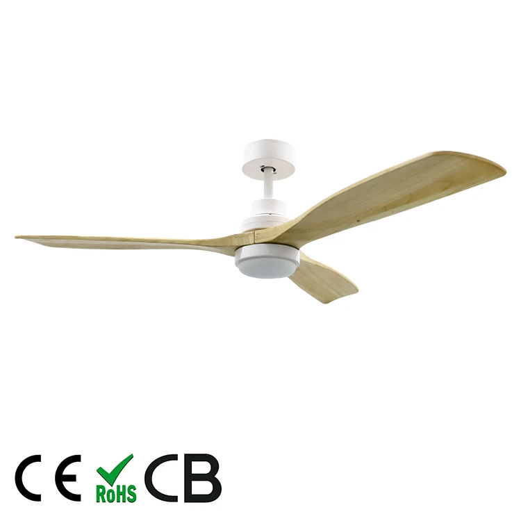 
52 inch dc motor wood blades ceiling fan light remote control 