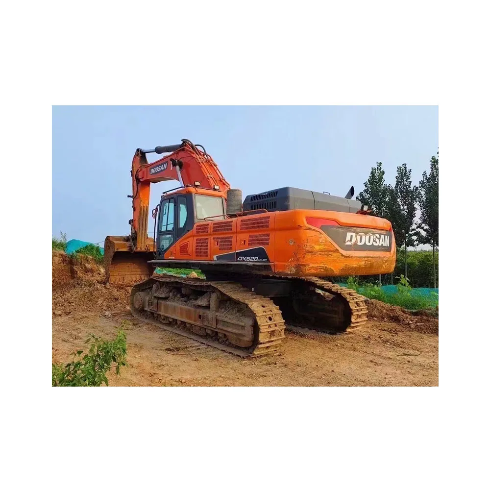 Good Condiontion Used Excavators Doosan South Korea 52 Ton Hydraulic Dx520 Excavator for Sale