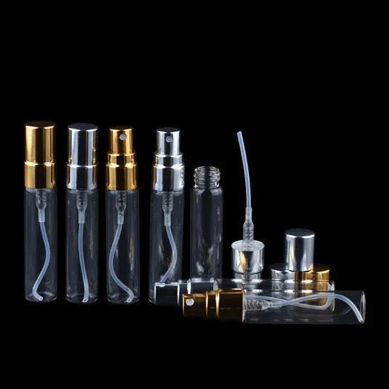 10Ml Portable Miniature Mini Refill Refillable Glass Atomizer Parfum Perfume Sample Screw Spray Sprayer Pump Bottle Vials