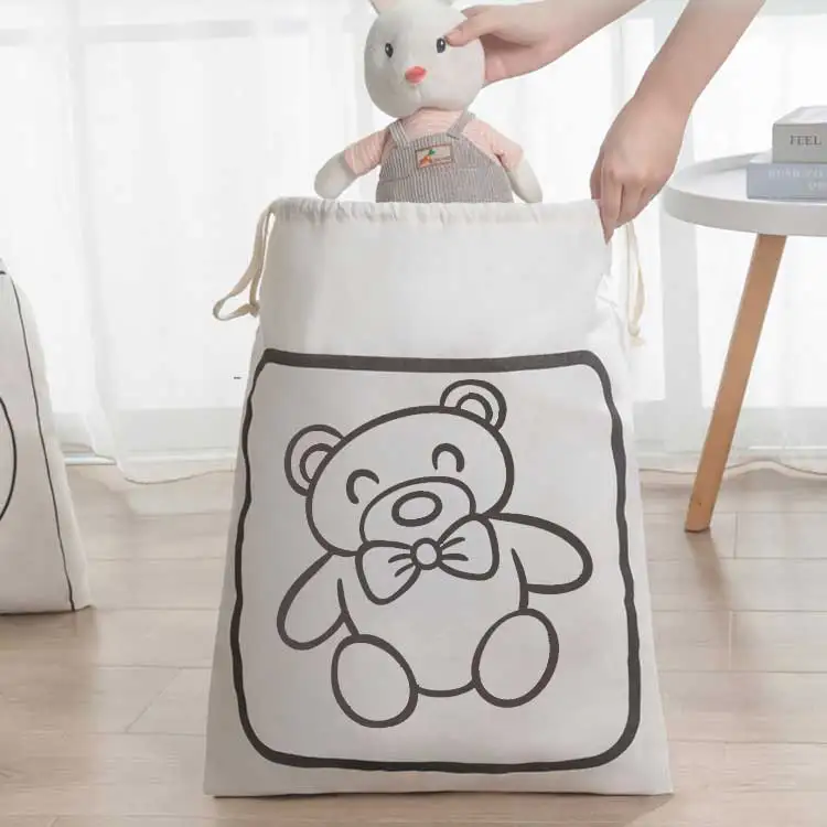 Cotton bag packing drawstring big bag