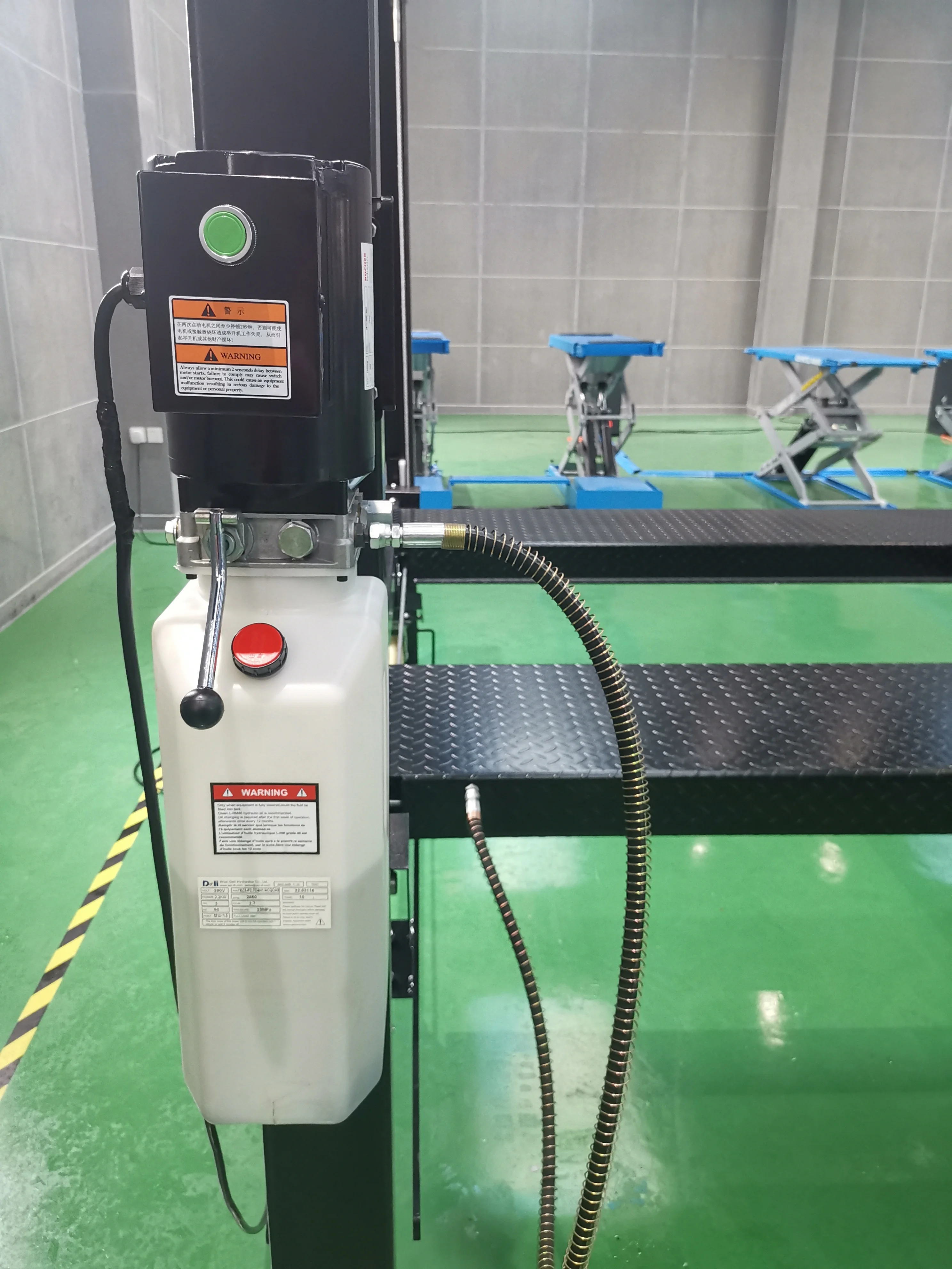 431XL size two car stop moveable four post car parking lift