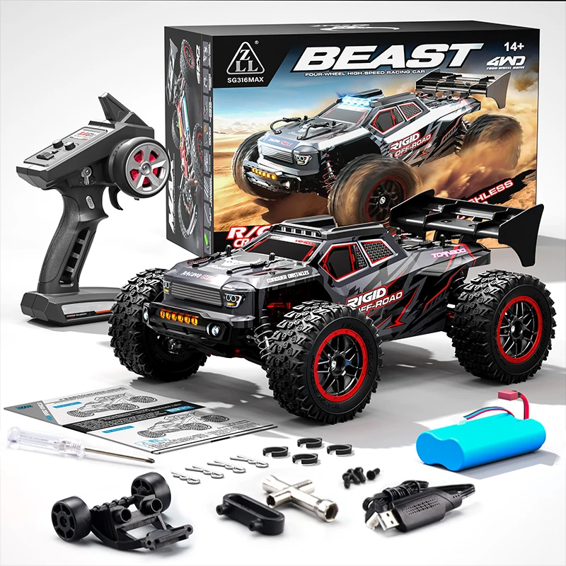 HOSHI ZLL SG316 MAX RC Car Brushless 4WD 80KM/H Professional Racing Car 2.4G High Speed Off-Road Drift Cars Remote Control Toys