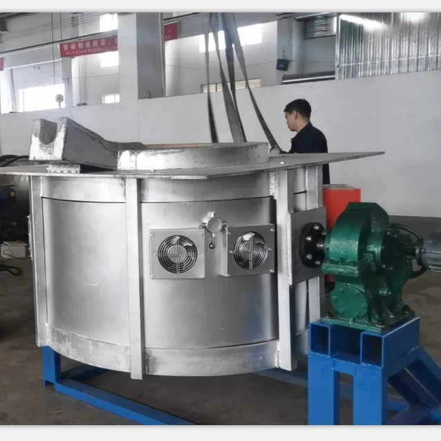 Electromagnetic Induction Reducer Aluminum Shell Steel Melting Furnace