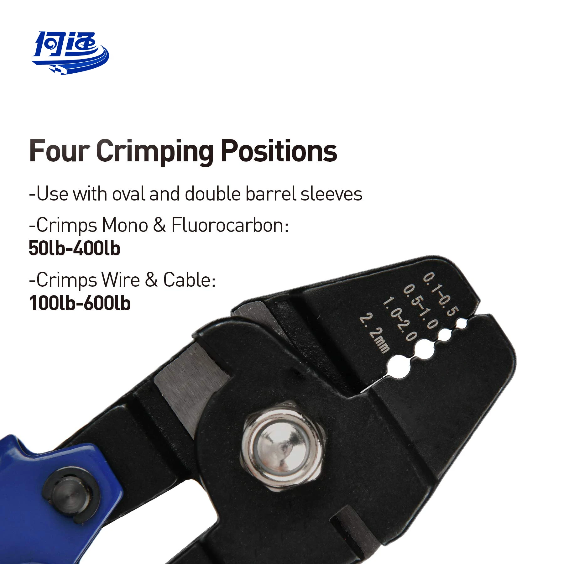 Wire Rope Crimper Tool Fishing Crimping Stripping Pliers Saltwater With Side Cutters for Leader Line Cutting