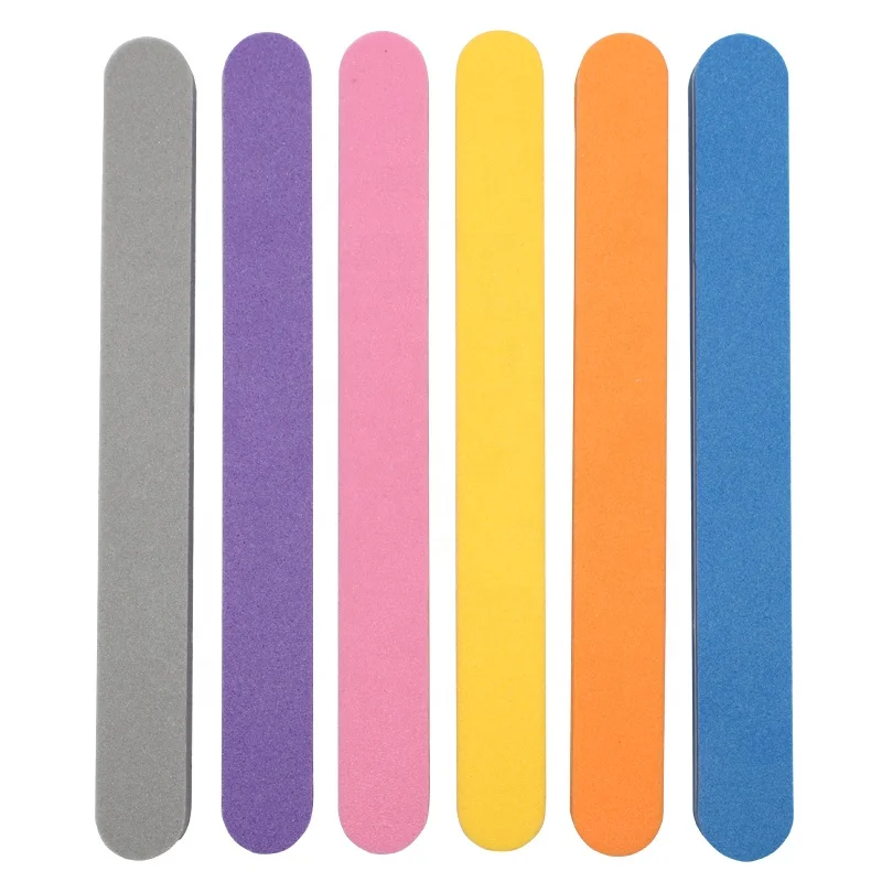 2 Way 100/180 Straight Nail Sponge File Sanding Buffer