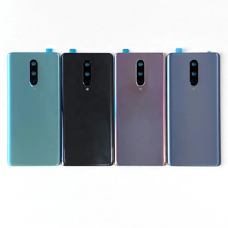 6.55inch Original For Oneplus 8 Battery Cover Rear Door Replacement Part For Oneplus 8 1+8 Rear Back Glass Cover Housing Case