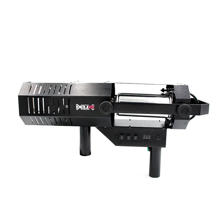 New designed dual gas cans fire gun double head handheld flame projector machine gun for disco nightclub