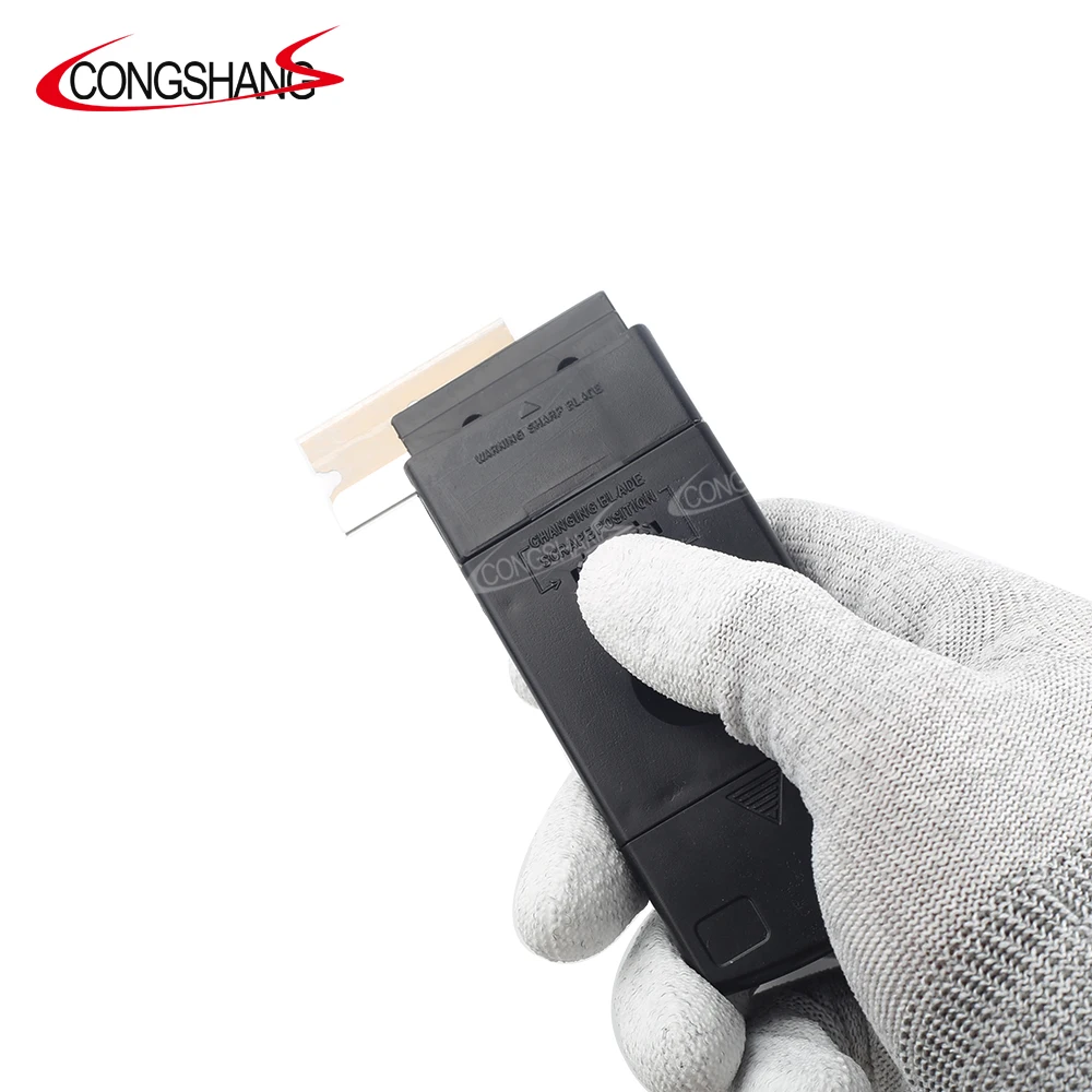 Single Edged Blade Cleaning Scraper with 2 Blades Mini Razor scraper