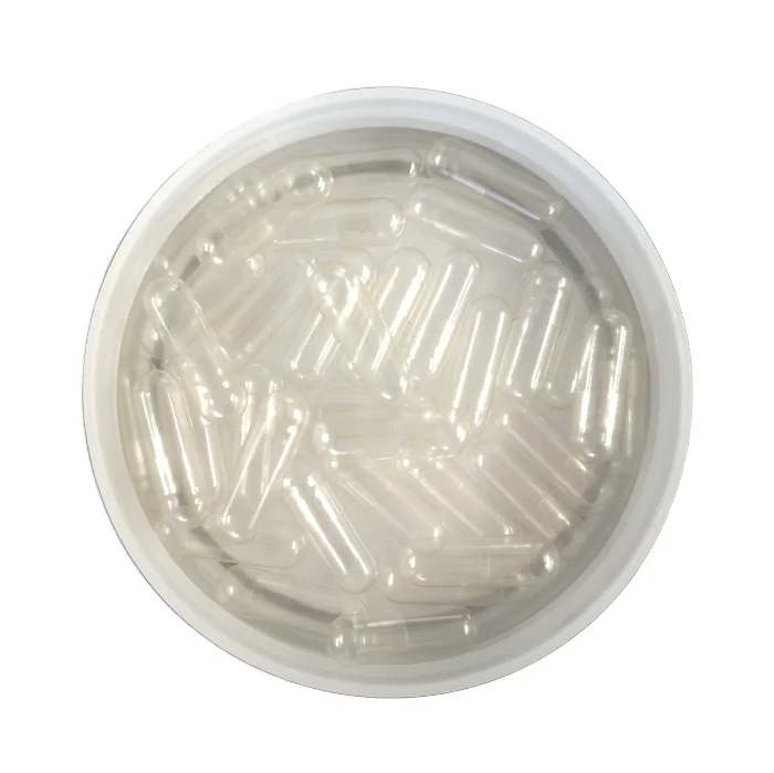 Transparent vegetable  capsules for traditional Chinese medicine