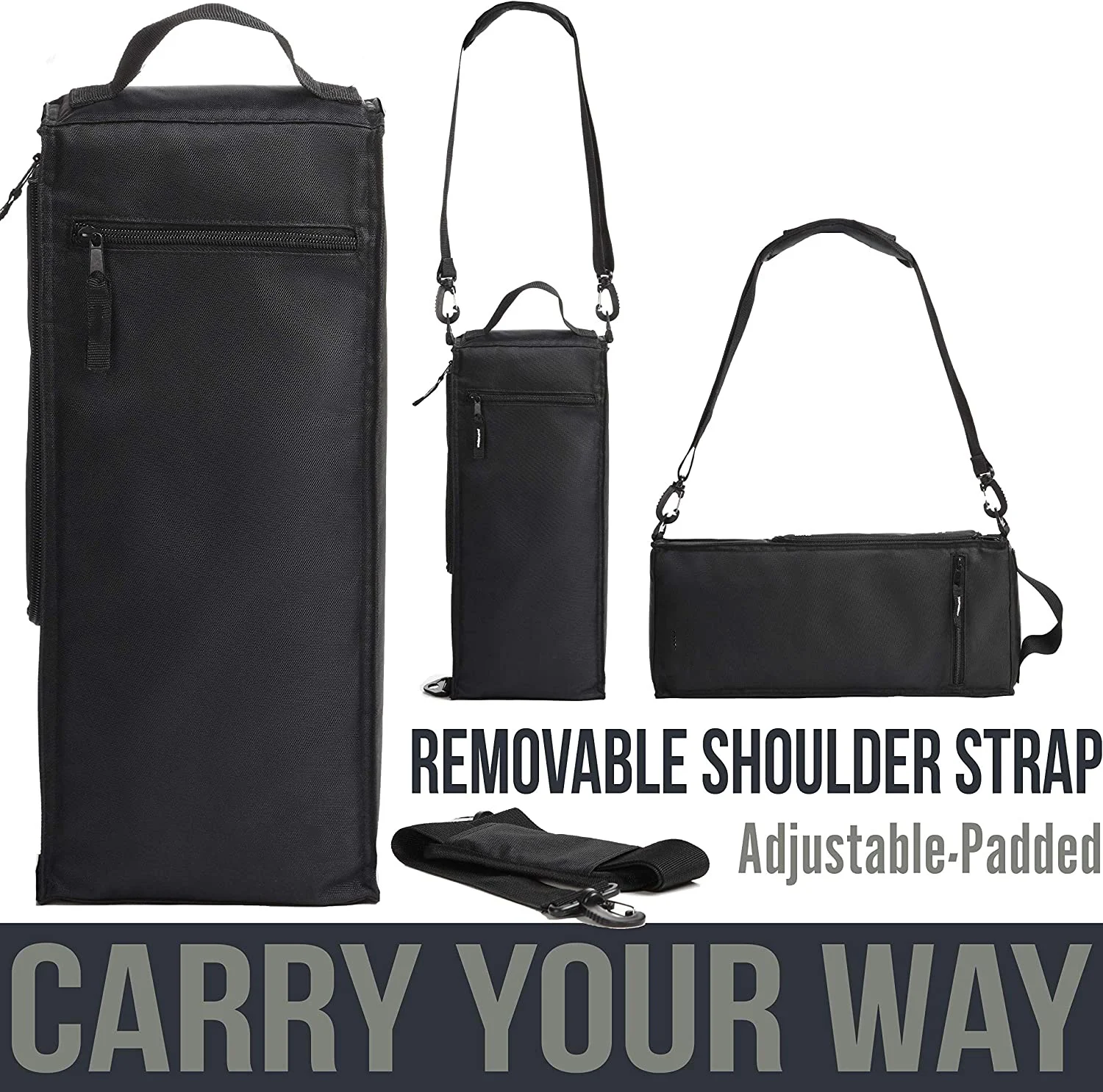 Free sample 6 Pack Can Carrier Tote Insulated Bottle Cooler Bag Water Beer Holder for Travel with Secure Carry Handle