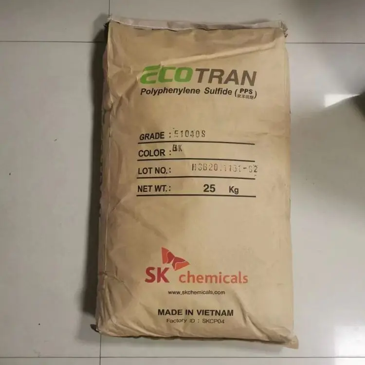 Инженерный пластик PPS Korea SK E1040G BK Высокопрочное химическое КОРРОЗИОННОЕ сырье из