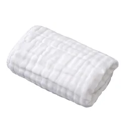 6 Layer Cotton Baby Face Cloth Gauze Towel Children Face Towels Baby Muslin Washcloths