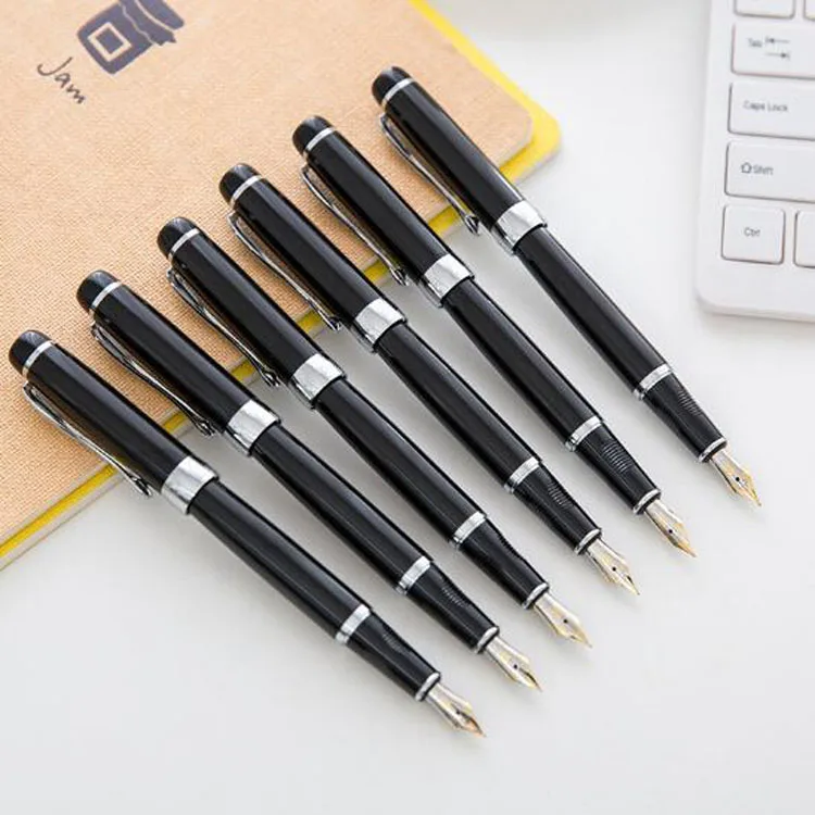 F003  Luxury Metal ink Pen Office & Business Writing Stationery Gifts for Men High End Iridium Point Fountain