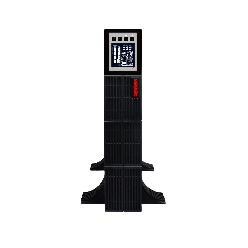 High Frequency 1KVA 2KVA 3KVA 6KVA 10KVA Single phase with Ground  Rack Tower Online UPS
