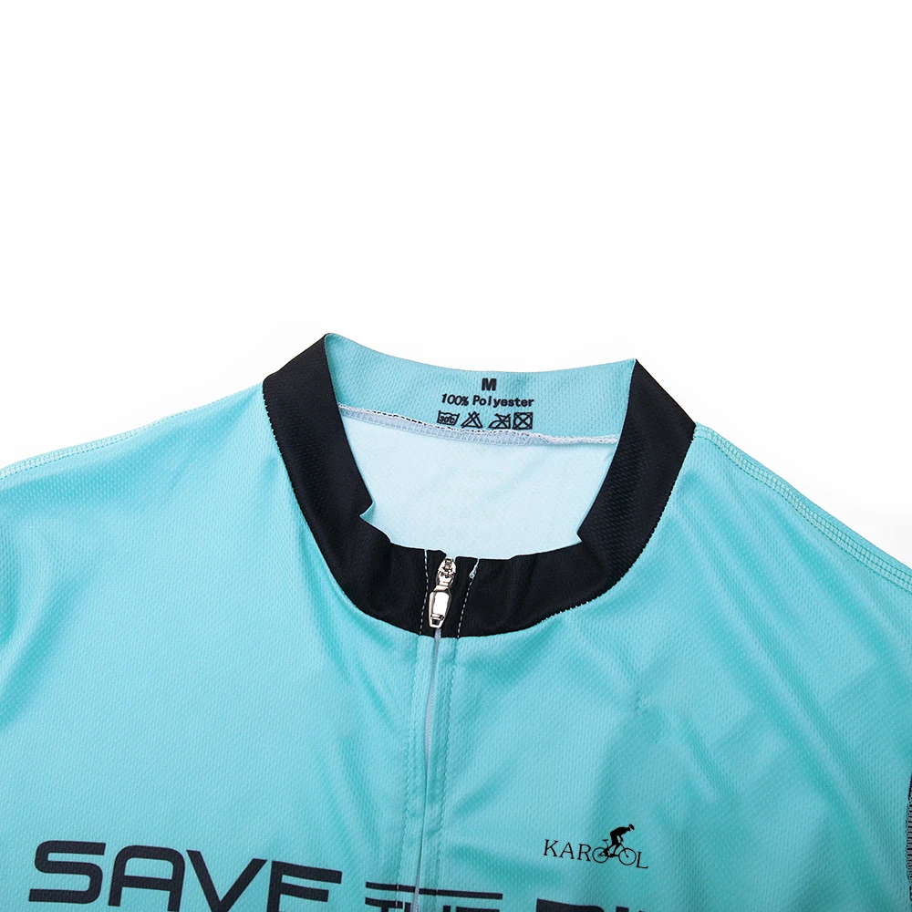 
Karool Custom Bicycle Jersey Design Unisex Bike clothing Custom Cycling Apparel 