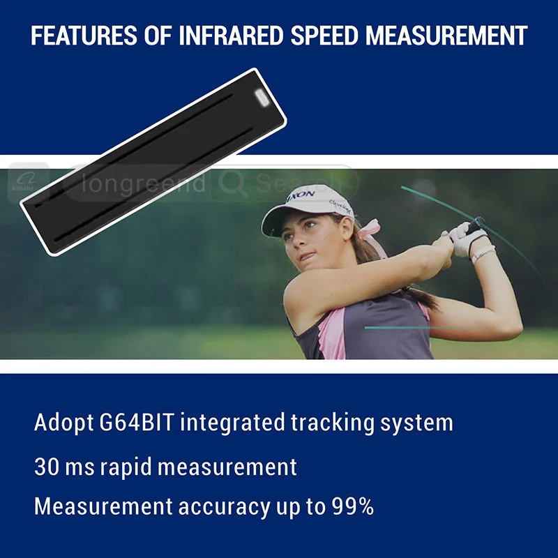 LONGREEND Golf Swing Trainer  Virtual Active Home Corporate Office infrared golf simulator