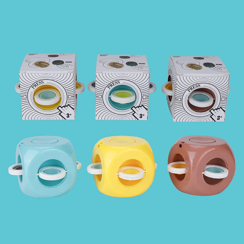 Fashion Decompression For Autism Relieve Stress Baby Kids Cube Anti-Stress Fidget Toys Fingertip Toys