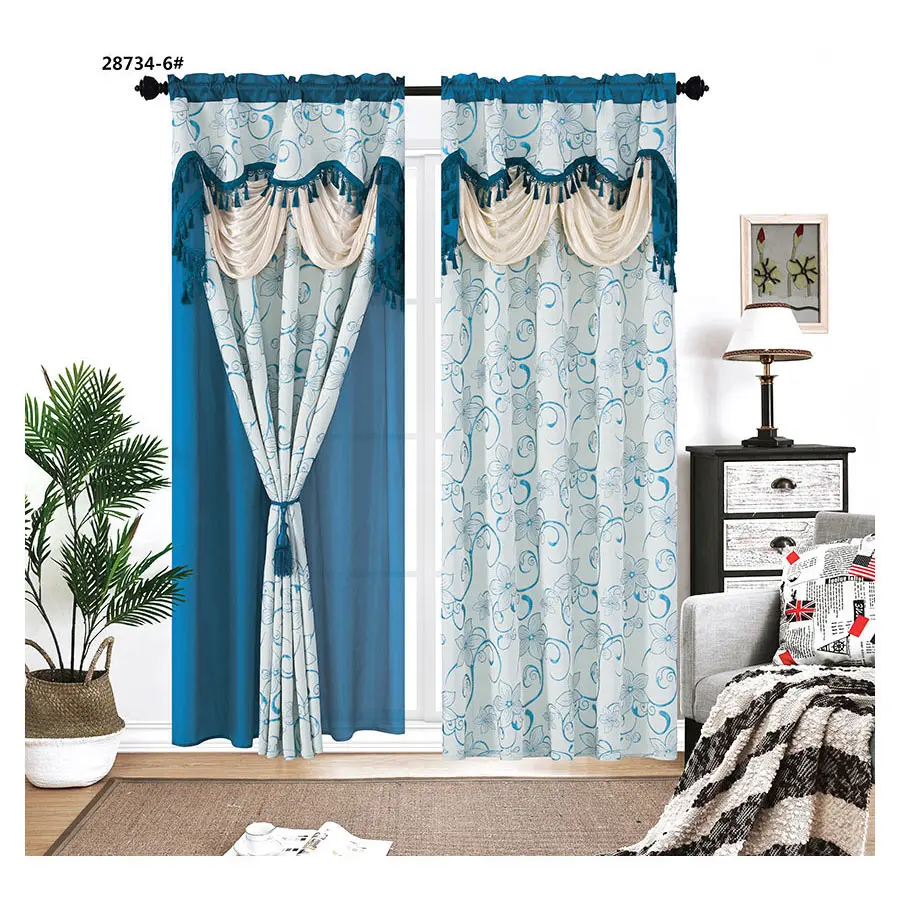 China Suppliers New Curtain Design Model Valances