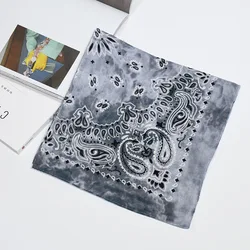 Tie Dye Bandana 100% Cotton Double Sided Paisley Bandanas Headbands Cowboy Neck Scarf for Men and Women