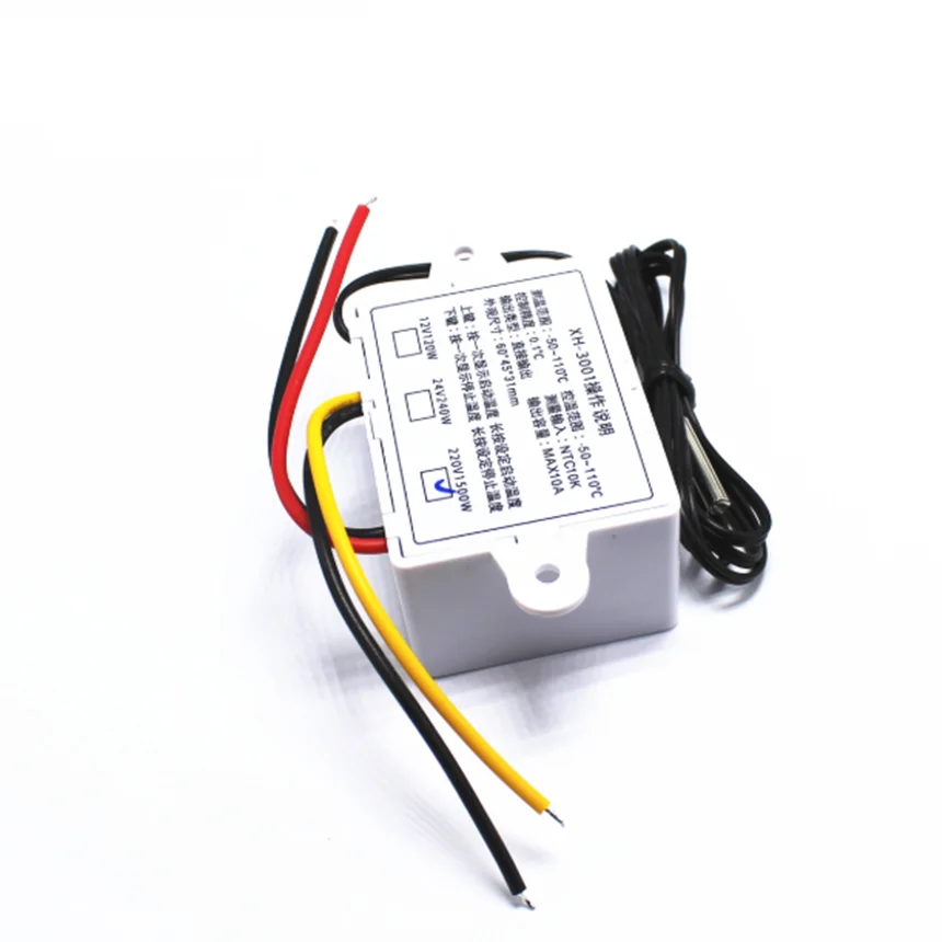 XH-W3001 W3001 светодиодный цифровой термостат контроллер температуры регулятор переключатель AC/DC 12V 24V AC