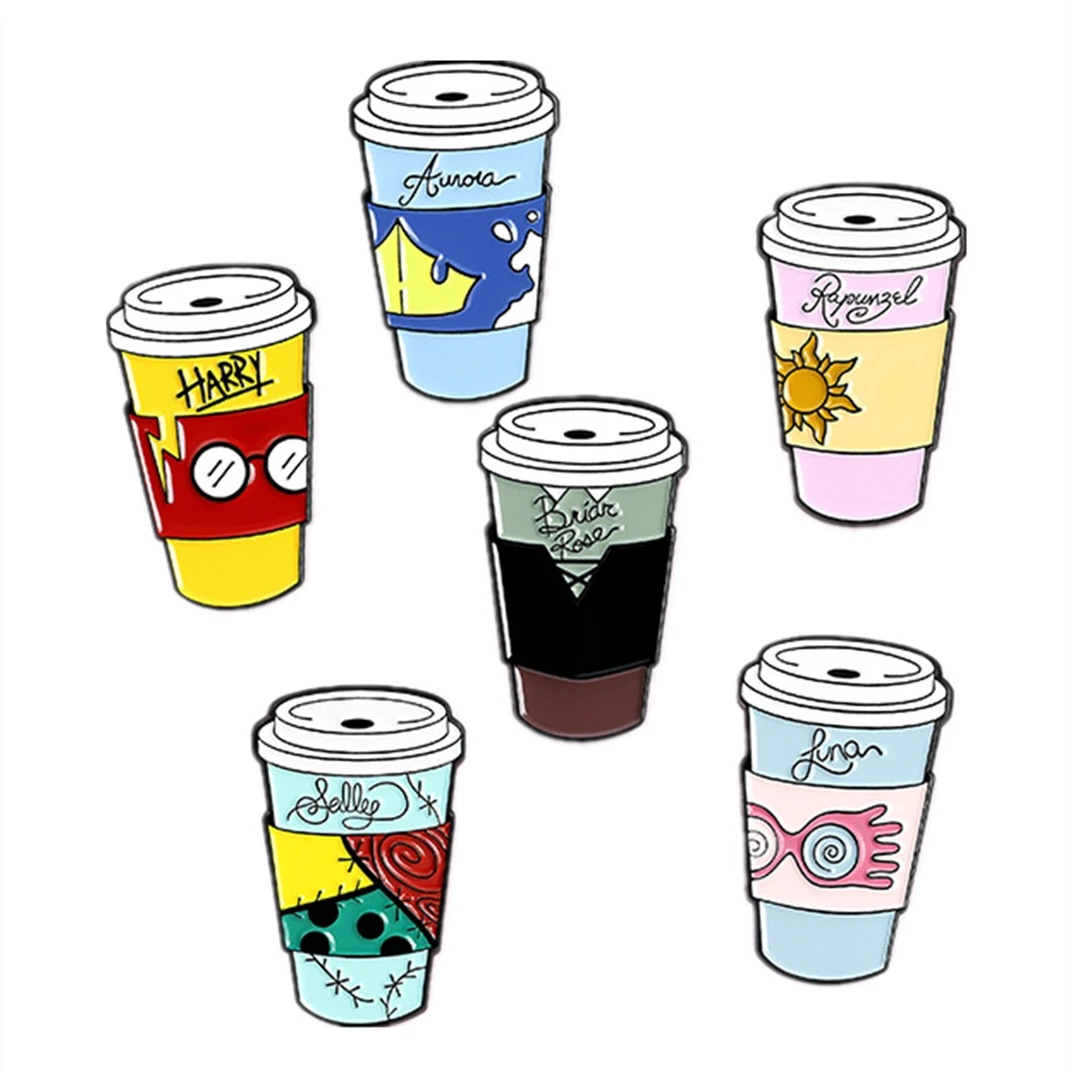 Custom Colorful Cute Animal and Rainbow  Enamel Lapel pin Badge