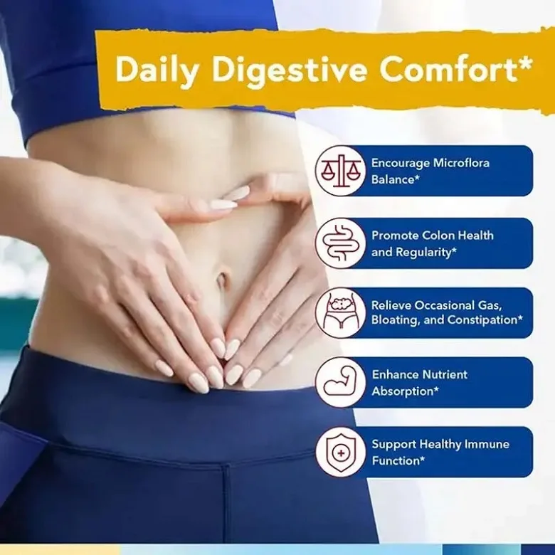 Private Label Vegan Digestive Support and Gut Health Prebiotic Supplement Organic Herbal Probiotics Jelly