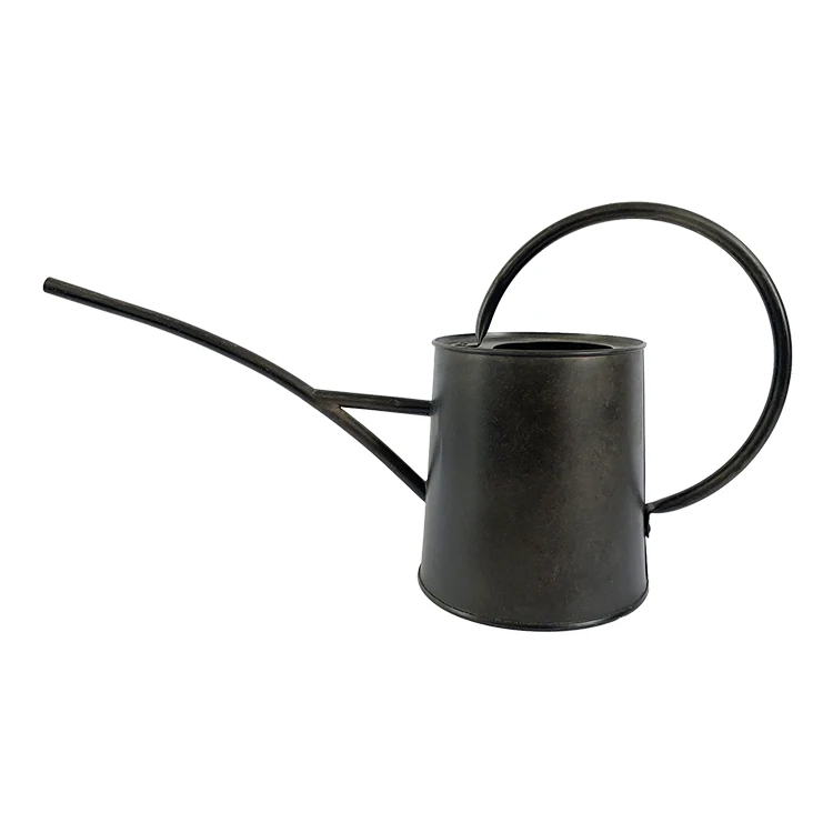 Industry high quality custom logo 2L garden watering tools black watering can irrigation